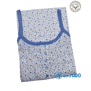Camicia da notte con bretellina regolabile cotone KAREL 4269