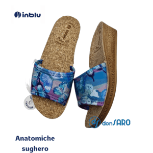 Ciabatte donna estive anatomiche sughero INBLU Stevia