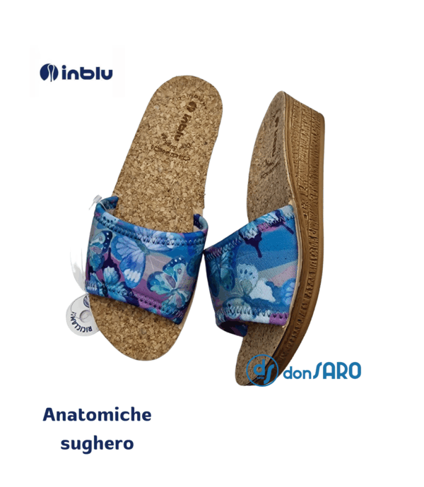 Ciabatte donna estive anatomiche sughero INBLU Stevia - immagine 4