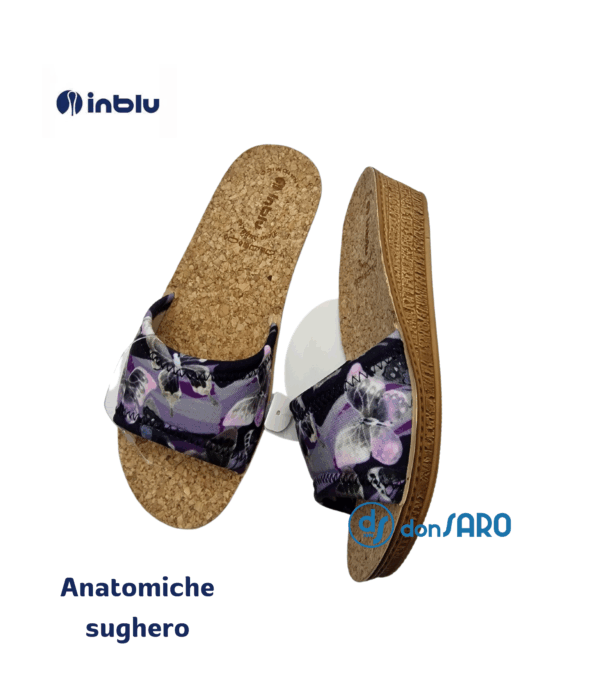 Ciabatte donna estive anatomiche sughero INBLU Stevia - immagine 12
