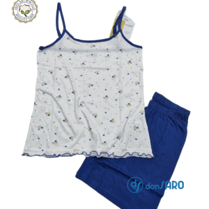 Pigiama donna bretellina stretta short cotone Karelpiù 4275