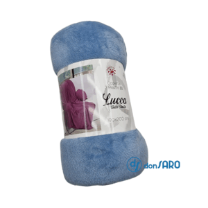 Coperta tinta unita super soft effetto cashmere, Lucca