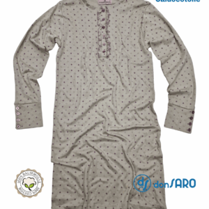 Camicia da notte donna caldocotone Nazareno Gabrielli D4007