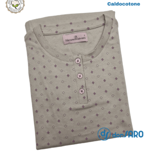 Pigiama donna caldo cotone, Nazareno Gabrielli D4005