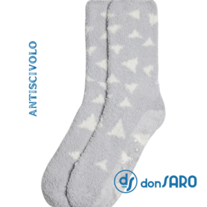 Calzino donna antiscivolo in flannel soft, Ysabel Mora 12891