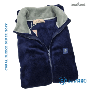 Vestaglia donna con zip Coral Fleece Nazareno Gabrielli D4040