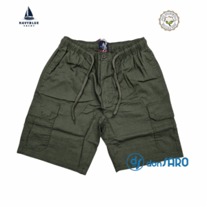 Bermuda uomo cargo in cotone con tasconi Navyblue Yacth 7050