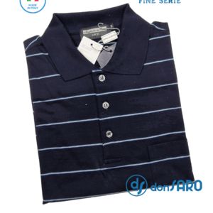 Polo uomo filo mercerizzato con taschino fine serie taglia S, Conte
