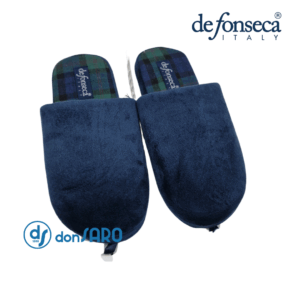 Pantofole uomo calde e morbide scozzese de fonseca Roma MA39