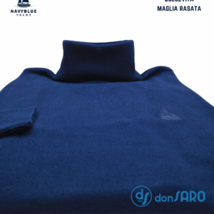 Dolcevita uomo sottogiacca tinta unita rasato, Navyblue 8120