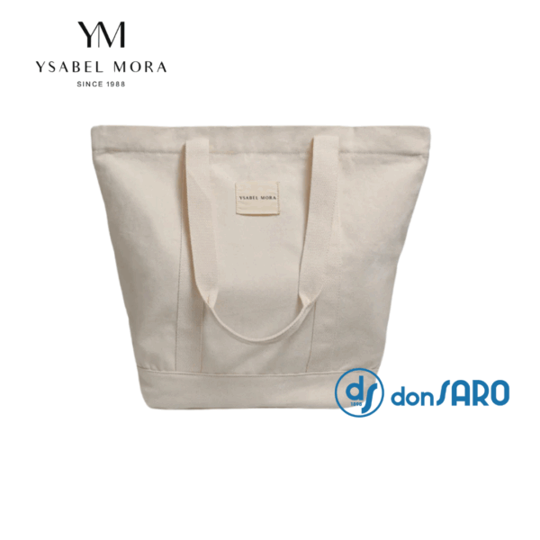 Borsa spiaggia cotone, multicolor, blu, avorio Ysabel Mora - immagine 4