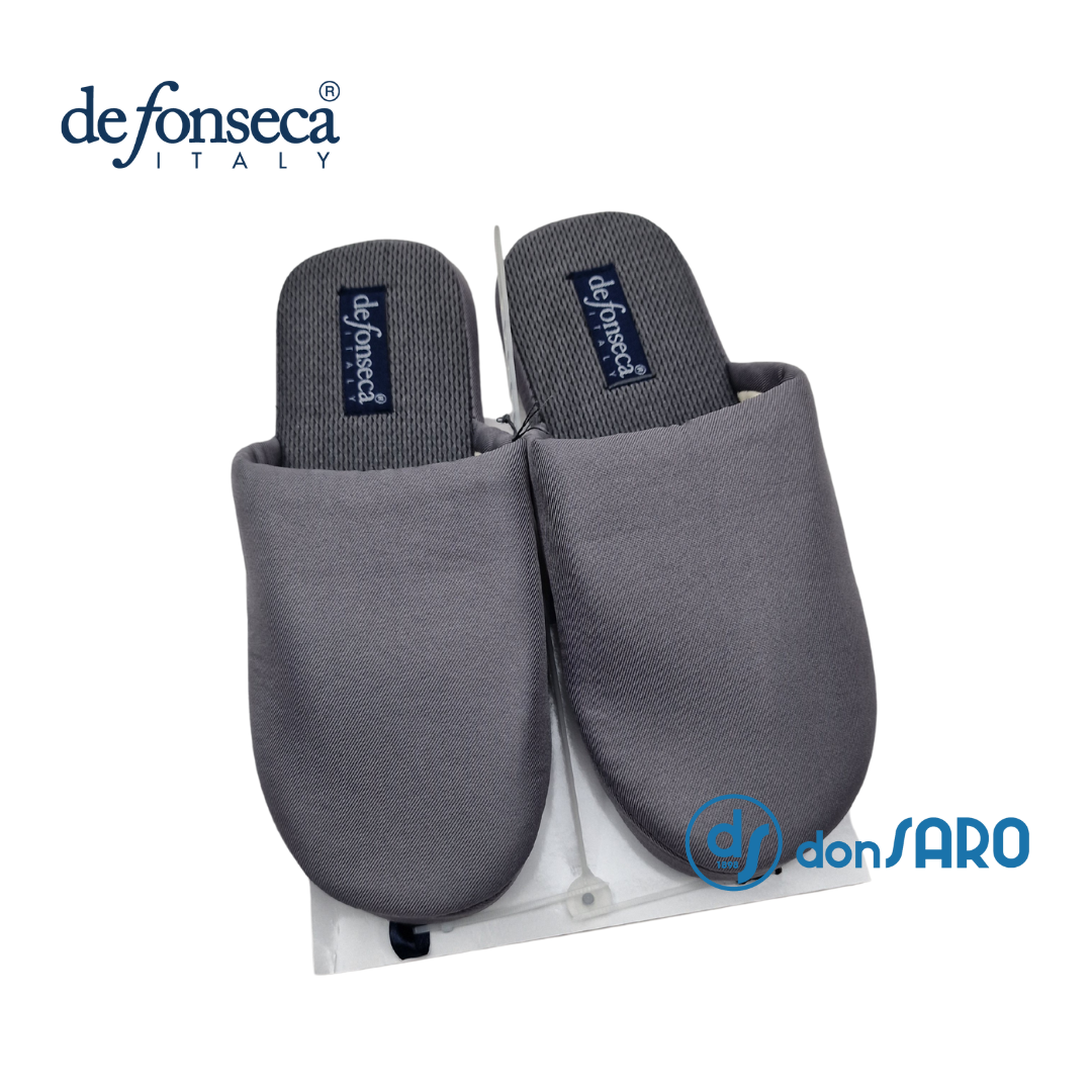 Pantofole uomo stracomodose tinta unita, defonseca Roma MB10 – Donsaro