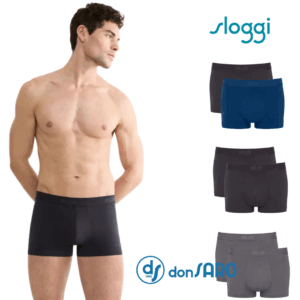 Boxer uomo Sloggi SLG Base 2-Pack cotone elastan