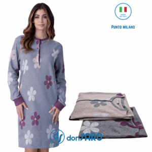 Camicia da Notte Donna Punto Milano Karelpiù 9288 Made Italy