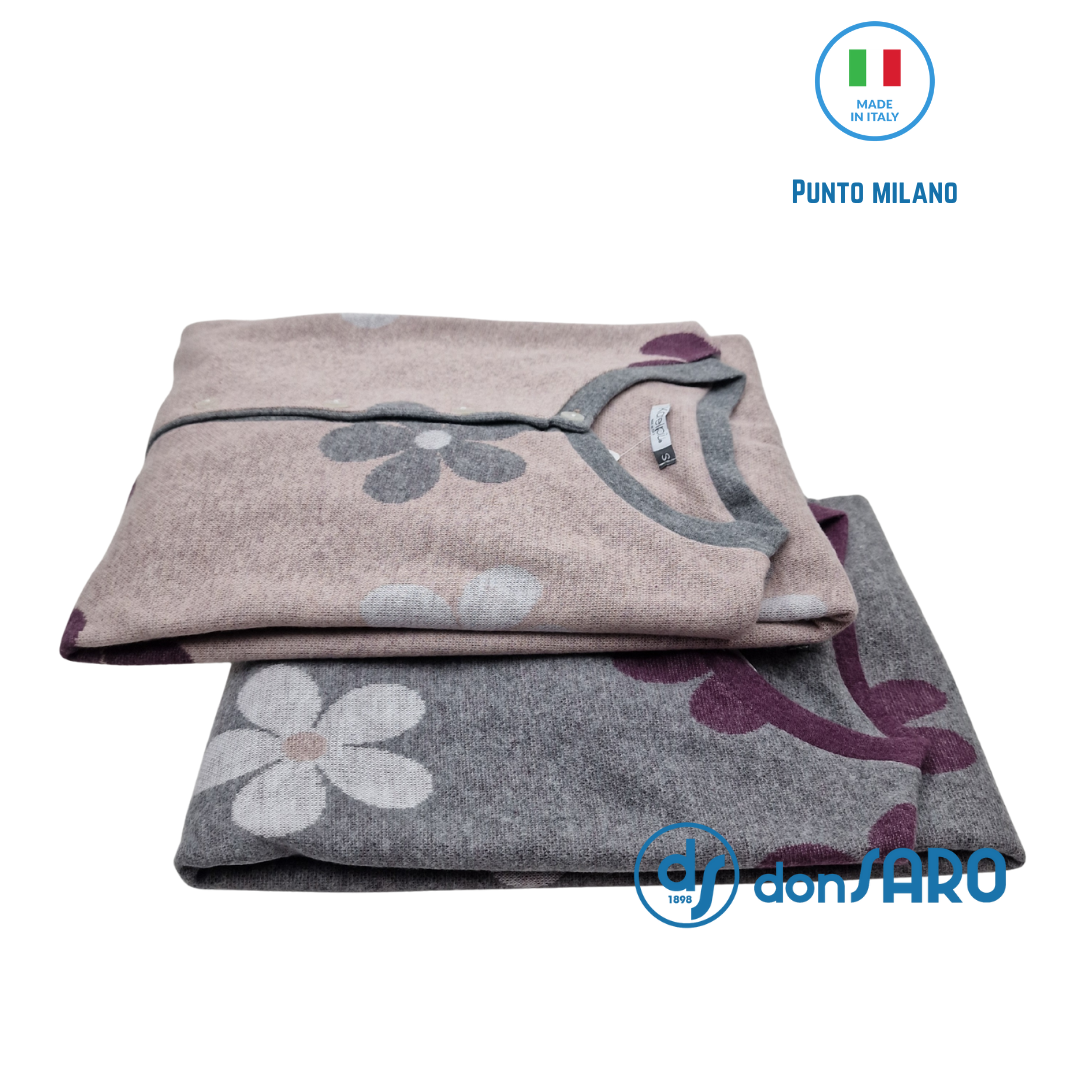 Generico Camicia Da Notte Donna Cotone Lungo Manica Lunga Taglie Forti Invernale Pigiama Vestito - 2