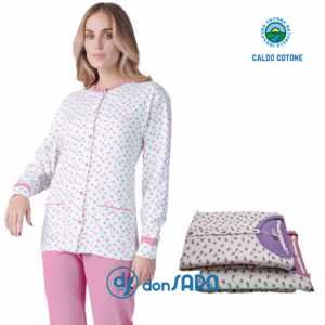 Pigiama Donna Caldo Cotone con Giacca Karelpiù 9008