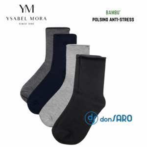Tris calzini donna bambù Ysabel Mora 12929 no polsino