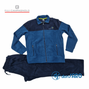 Tuta uomo in pile pesante Campagnolo calda e comoda 8Z77564